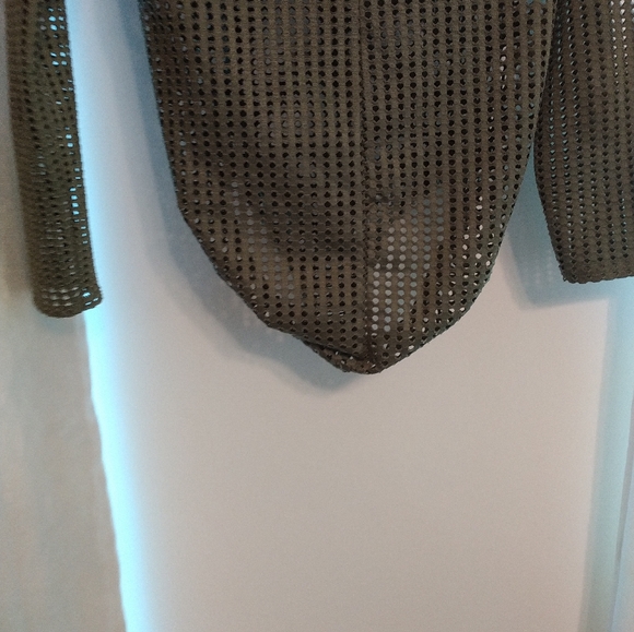 Urban Outfitters boohoo Bodysuit Size Medium Green Mock Turtleneck Shirt Top - Picture 7 of 12